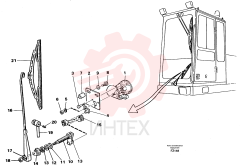 Wiper Motor VOE 4803421 (1)