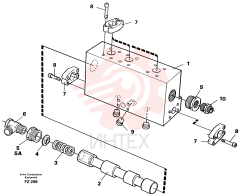 Operating valve