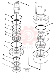 Swinging Brake VOE 14268140