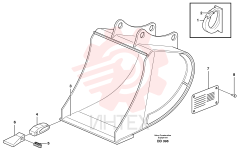 Нож ковша VOE 14322904