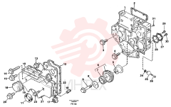 Timing gear casing VOE 11716115 (2)
