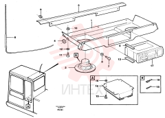 Radio Bracket VOE 14254381 (2)