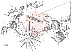 Tension Pulley VOE 11030543 (2)