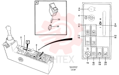 Starter switch VOE 14261391 (2)