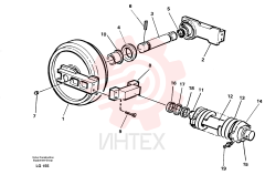 Ленивец (Направляющее колесо гусеницы) VOE 14215466 (2)