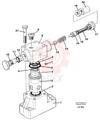 Pressure limiting valve VOE 14241450 (2)