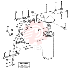Oil filter housing