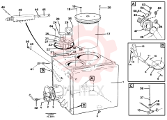 Hydr fluid tank