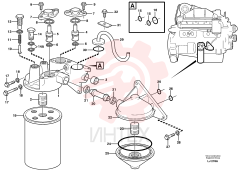 Oil filter housing
