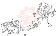 Timing gear casing