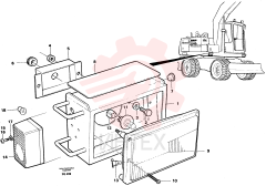 Headlamp housing