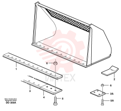 Нож ковша VOE 11081024 (1)