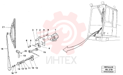 Wiper Motor VOE 4803421 (1)