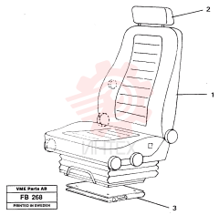 Rubber cushion VOE 11990587 (1)