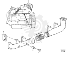 Exhaust Pipe VOE 3978061 (2)