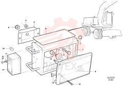 Headlamp housing VOE 14259694 (2)