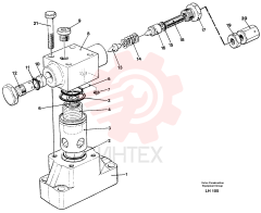Pressure limiting valve VOE 14241450