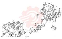 Timing gear casing VOE 11716115 (1)