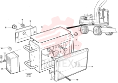 Headlamp housing VOE 14259694