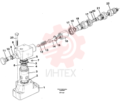 Grease cartridge VOE 14014485