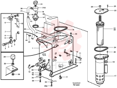 Hydraulic fluid tank