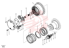 Travel gearbox