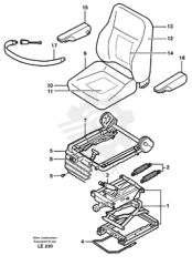 Operator's Seat VOE 14371538