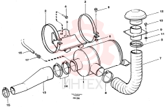 Air cleaner VOE 14216201