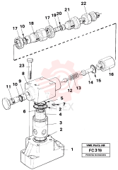 Pressure limiting valve