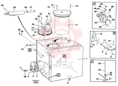 Hydraulic fluid tank