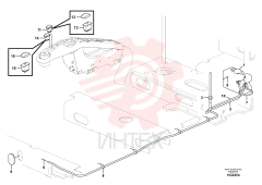 Washer pump VOE 14531419