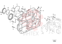 Timing gear casing