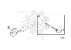 Ленивец (Направляющее колесо гусеницы) VOE 14589914
