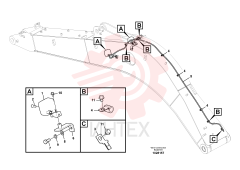 Cable harness VOE 14587714
