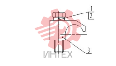 Узел зажима трубы 09K0030 000