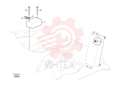 Reversing warning unit