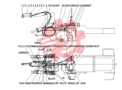 Система рабочая гидравлическая 11E0375 007