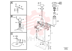 Hydraulic fluid tank