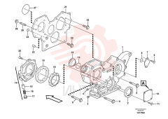 Timing gear casing