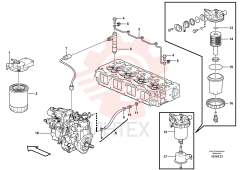 Fuel filter housing