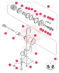BRAKE CYLINDER,12.7mm Stroke 86552331