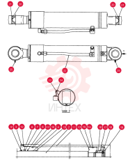 CYLINDER ASSY. YT01V00008F1 (1)