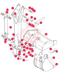 BACKHOE ARM 9617442