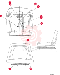 Seat Assy; Incl 2 - 10
