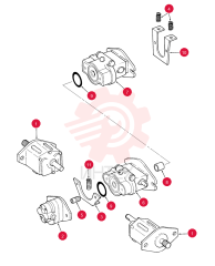 HYDRAULIC MOTOR 609046 (1)