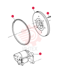 ENGINE FLYWHEEL 508136