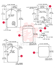 CAB GLASS 680218