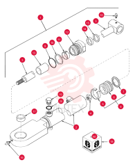 HYDRAULIC CYLINDER 86528677
