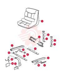 DRIVER SEAT 9601473