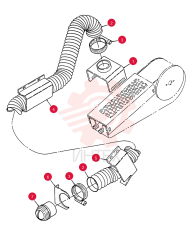 Kit, Cab Heater Defroster Ducting 9843221